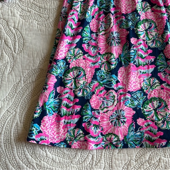 NWOT - Lilly Pulitzer - Auralia Dress - Oyster Bay Navy Shroom With A View - Picture 11 of 13